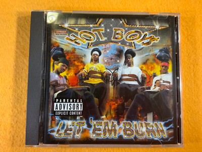 B7-75 HOT BOYS Let  Em Burn .. PARENTAL ADVISORY .. 2003 - CD - HIP-HOP / RAP