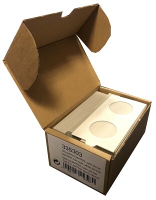 30mm Self Adhesive 2x2 Coin Flips Holders Lighthouse Matrix 100 High Quality Box