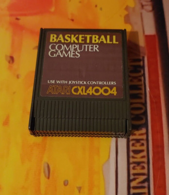 Basketball (1986) for Atari XL/XE 600 800 (1982) (Modul) working classic CXL4004