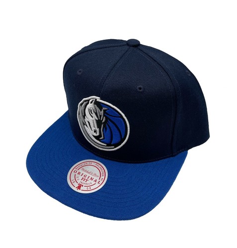 Mitchell & Ness Dallas Mavericks Core Basic Navy/Light Blue Adjustable Snapback - Picture 2 of 6
