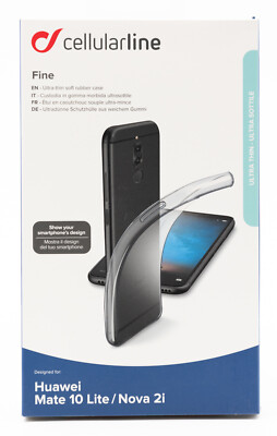 Cellularline FINE Schutz Hülle Huawei Mate 10 Lite Nova 2i Tasche Case Cover 198