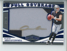 2023 Plates & Patches Aidan O'Connell FULL COVERAGE RC PATCH AUTO 24/25 Raiders