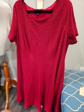 RN Studio Red short sleeve Dress  Size 3X
