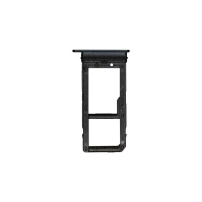 SIM microSD Card Tray Dual for HTC U11+ U12+ Ceramic Black Replacement Replace