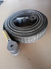 Massives Hebeband Bandseil Drahtseil aus Stahl - Verzinkt / 6 Meter 50x7mm