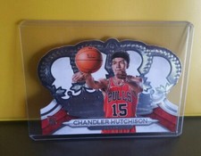 Chandler Hutchison RC Die Cut 2018-19 Crown Royale Chicago Bulls Card #151