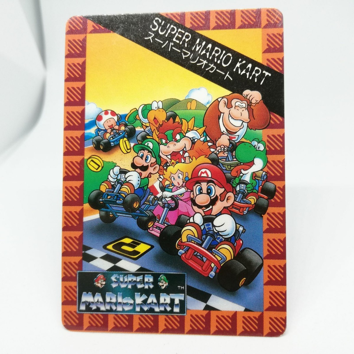SUPER Mario Kart Grand Prix CARD Nintendo Japan SFC SNES