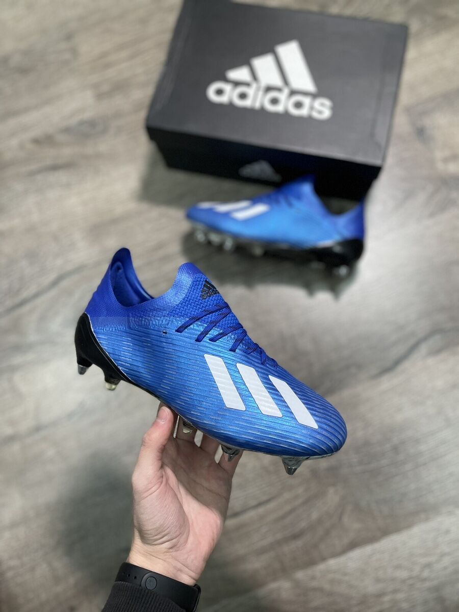 Adidas X 19.1 SG EG7126 Royal Blue Men's Soccer Cleats Size Adidas X 19.1 SG EG7126 Royal Blue Men's Soccer Cleats Size