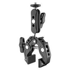 Aluminum Alloy Camera Mount 360 Degree Rotation Ballhead Clip Holder