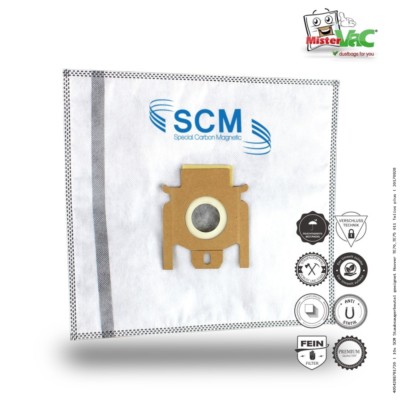 10x SCM Staubsaugerbeutel kompatibel mit Miele S 4210