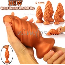 Huge Thread Anal Butt Plug Big Spiral Anus Pull Bead Sex Toys for Masturbators