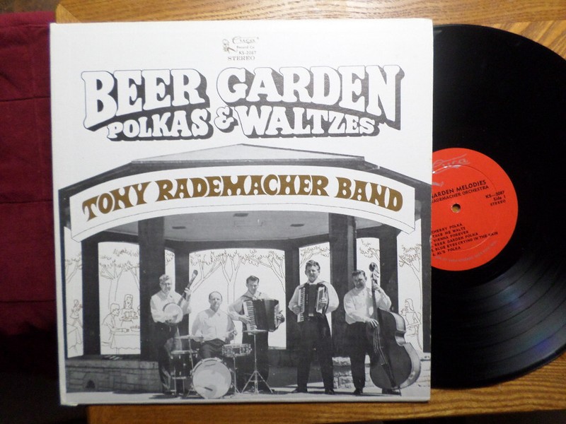 CUCA LP RECORD / TONY RADEMACHER/BEER GARDEN POLKAS & WALTZES/ EX+