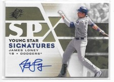 2008 SPX YOUNG STAR SIGNATURES Pick-A-Autograph James Loney Tom Gorzelanny Arias