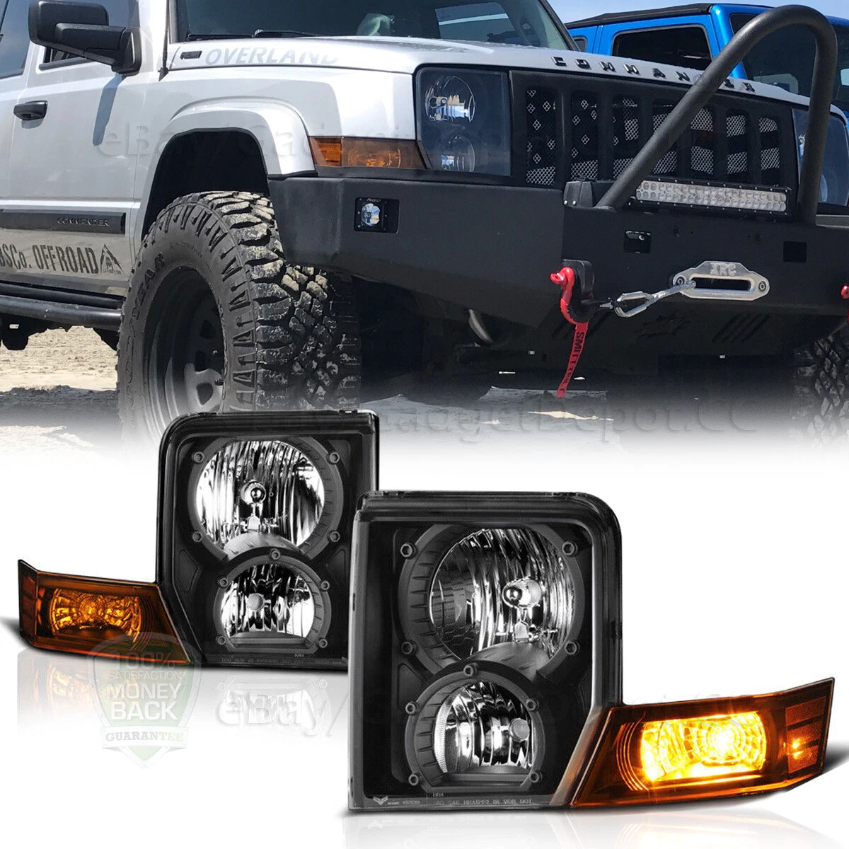 2007 jeep commander front bumper deals