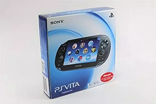 Playstation vita 3G Wi Fi model CRISTAL BLACK PCH 1100 AB01 Ps vita Excellent