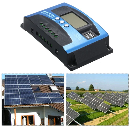 Solar Panel Regulator Charge Controller 12V/24V Auto Focus Tracking MPPT PWM - Picture 12 of 55
