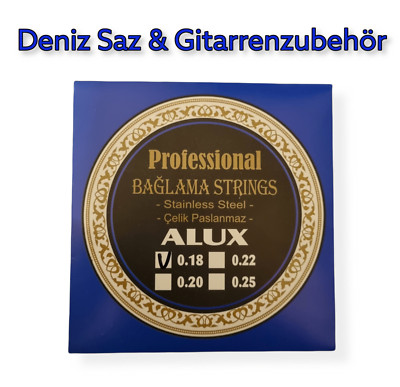 Saz Baglama Teli 0.18 Celik Paslanmaz Tel Kisa Sap Rostfreier Stahl Saiten