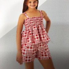 MEMBERS MARK GIRLS 2 PIECE TANK AND SHORT SET 10/12 NEW WITH TAG