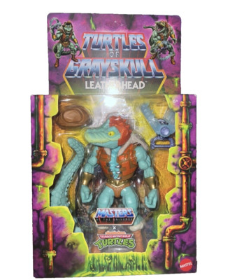 TMNT x MOTU Origins   Leatherhead Figur   NEU & OVP   Crossover Turtles He-Man