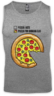 Pizza Diagram Herren Tank Top Pizza Maker Bäcker Hawaii Pizzeria Kult Love Cult
