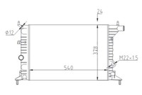 Hart KüHler WasserküHler Passend FüR Opel Vectra B J96 1.6I 16V 1.8I 2.0I 31 38