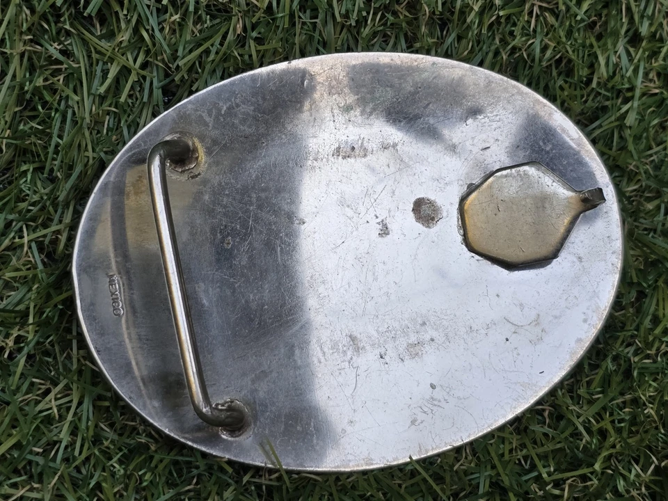 FIVELA VINTAGE DÉCADA DE 1980 **FIM DA TRILHA** ARTE INDIANA DESIGN SUDOESTE DO MÉXICO - Imagem 3 de 4