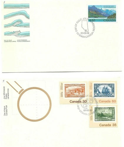 Canada 1982-1983 Six different First Day Covers