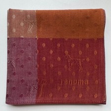 VINTAGE HANDKERCHIEF MEN'S DOG POLKA DOT CHECKS POCKET SQUARE COTTON 18" B0153