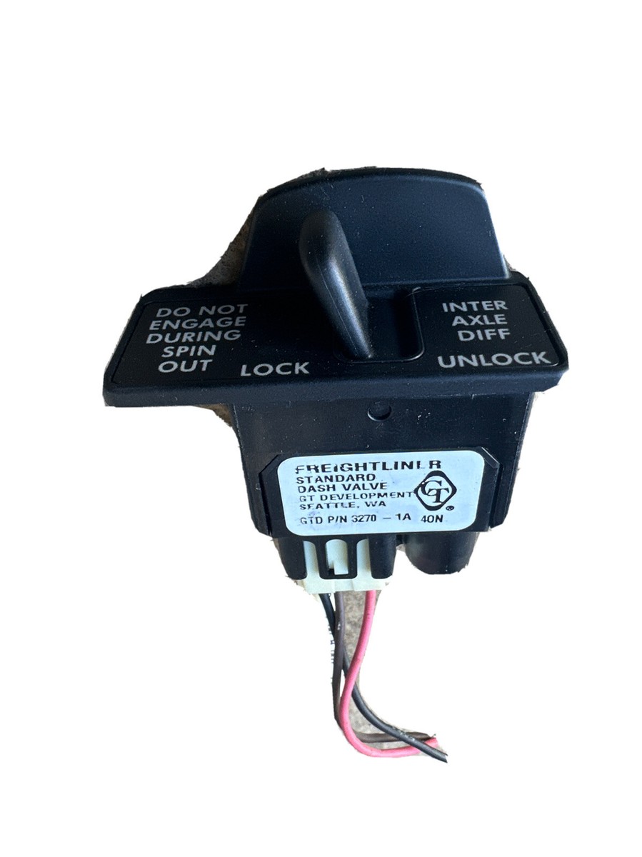 ✓ Freightliner CASCADIA INTER AXLE LOCK Dash Console Switch 3270