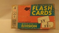 Vtg Milton Bradley Flash Cards Self-teaching Division Math 4x6 Vtg Milton Bradley Flash Cards Self-teaching Division Math 4x6