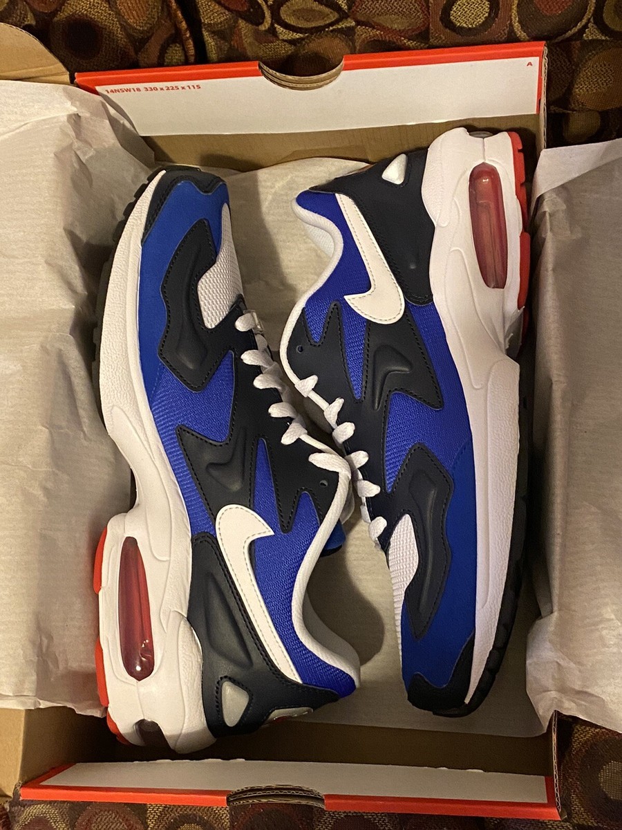 Nike Air Max Light Racer Blue White Men's Size Running Shoes - Main Image