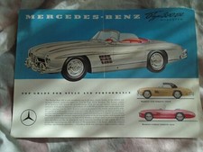 Mercedes 300SL Roadster brochure Mar 1959 English text