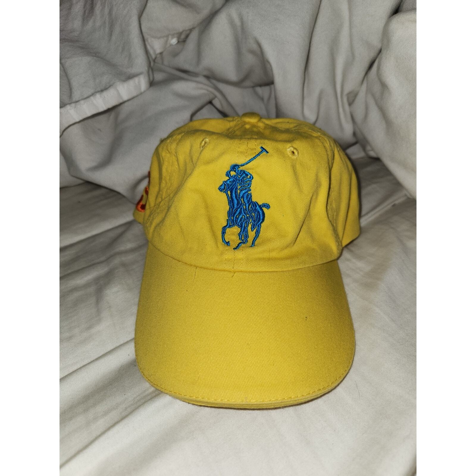 Polo vintage Ralph Lauren profumi grande logo pony #3 berretto da baseball