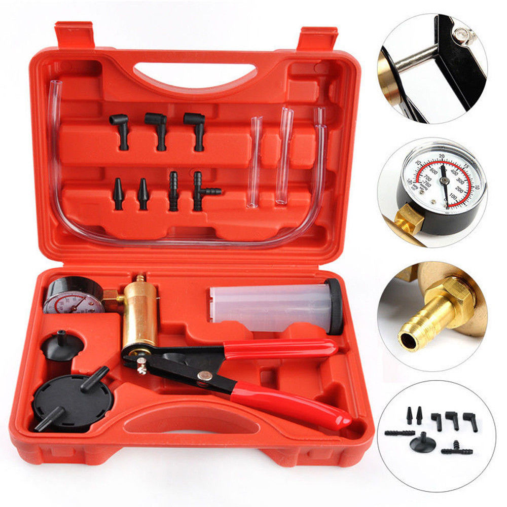 JUEGO VACUOMETRO, SANGRADOR DE FRENOS, COMPROBADOR DE VACIO PARA SISTEMAS - 1137
