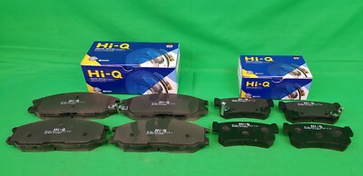 HI-Q SSANGYONG ACTYON SPORTS UTE 100 & Q150 2.0 L TD FRONT & REAR BRAKE PAD SET