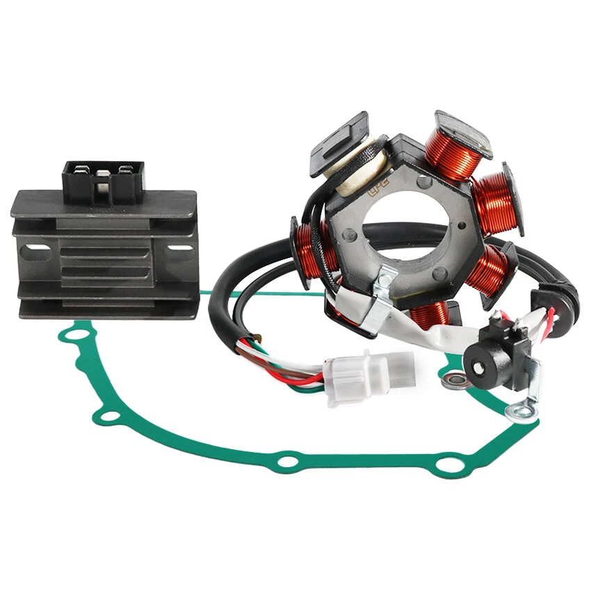 Estator+Regulador+Junta Para Yamaha YBR125 YBR125E/EGS/G YB125 2CS 2013-2022 Foto 3 de 4