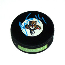 Radek Dvorak Florida Panthers Autographed Hockey Puck  A3866