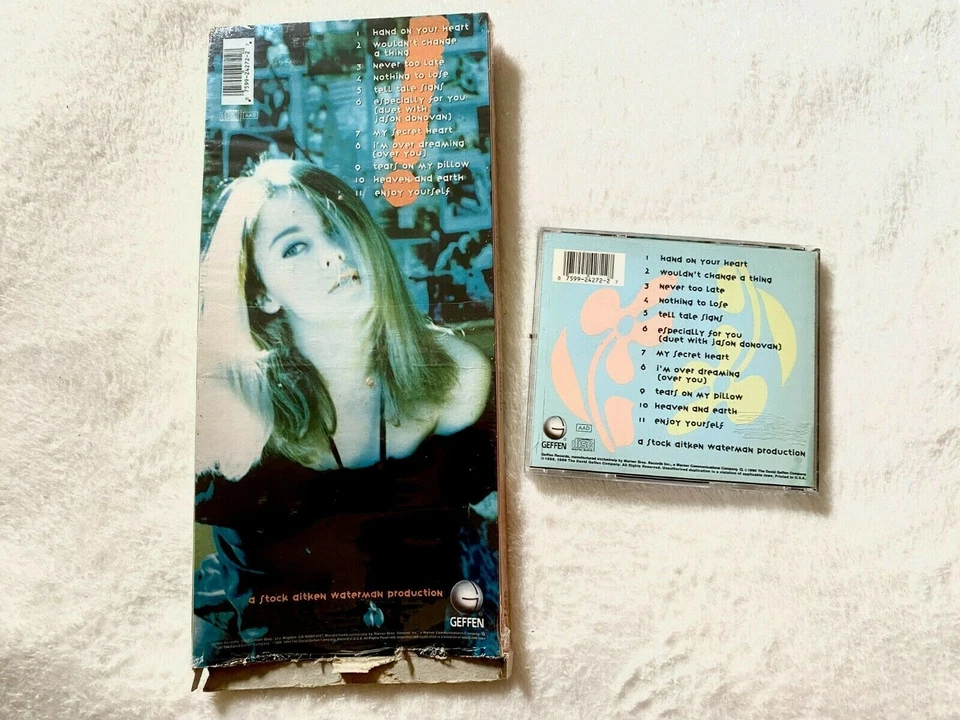 KYLIE MINOGUE PROMOTIONAL LONGBOX CD ENJOY YOURSELF SAY SOMETHING LOCOMOTION LP Foto 4 de 4