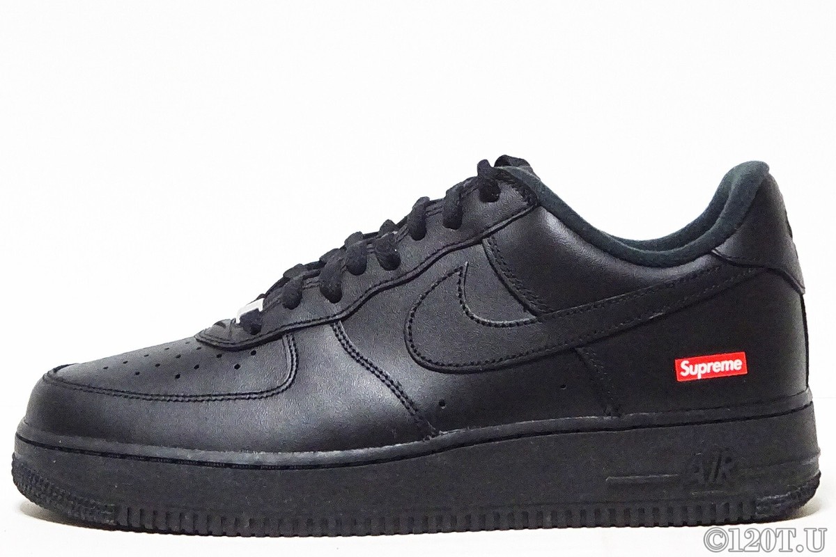 Nike x Supreme Air Force 1 ブラック SUPREME X AIR FORCE 1 LOW 'BOX LOGO - BLACK' | eBay