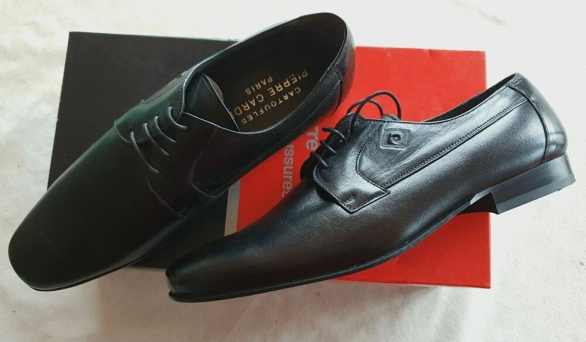 Mocassin Pierre Cardin en cuir noir nappa neuf mod le Custom