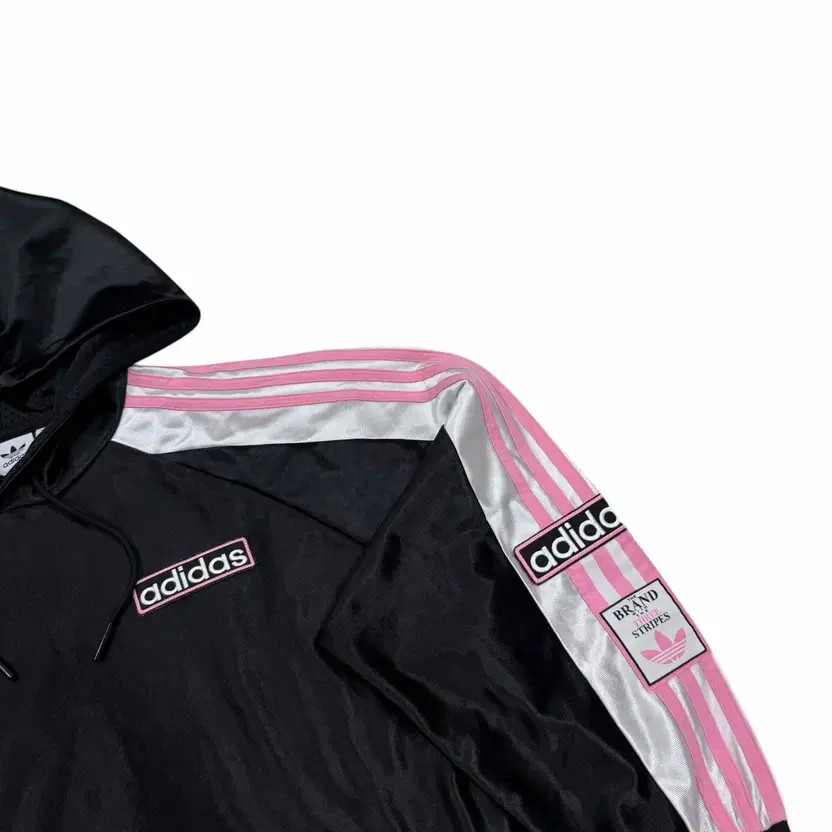 Adidas AdiBreathe Cropped Hoodie - M, Black/Pink thumbnail 4