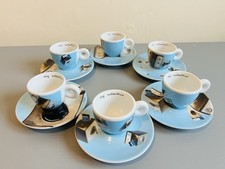 Illy Art Collection Norma Jean Espresso  Set of 6 Espresso Cups and 6 Saucers