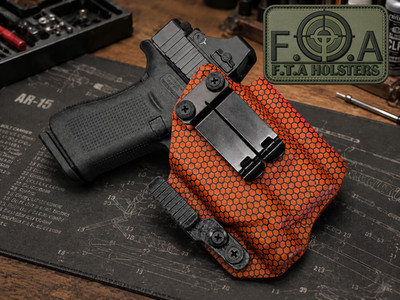 Light Bearing IWB Kydex Holster Appendix AIWB Adj Cant Retention Optic Sight Cut