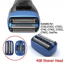 40B Replacement Foil Cutter Head Cassette Cartridge for Braun Cool Tech Shavers
