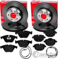 Brembo Bremsscheiben + BelÄGe Vorne + Hinten Passend FüR BMW 5Er F10 Nur Limo