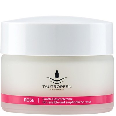 TAUTROPFEN Rose Sanfte Gesichtscreme   50 ml