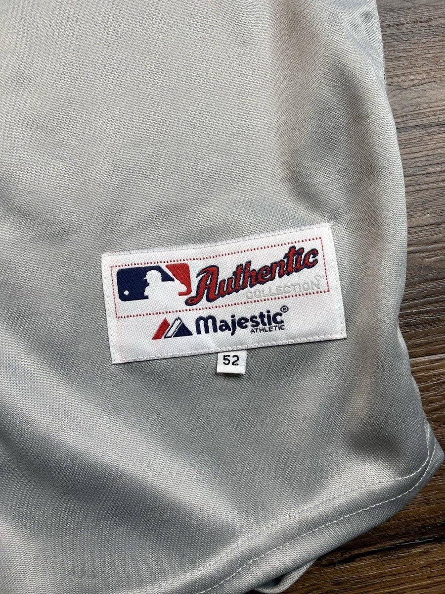 MLB Minnesota Twins Joe Mauer Gray Majestic Jersey 50th