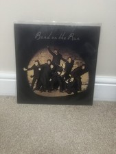 Paul McCartney & Wings  Band on the Run LP 12" Vinyl Record  + Poster