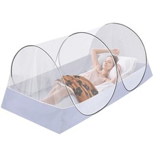 78 41 31 Inch Extra Large Pop Up Mosquito 78"x 41"x31" Large, White