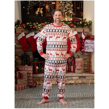 PatPat Mens XL Christmas Pajamas Set Matching Family Outfits Sleepwear